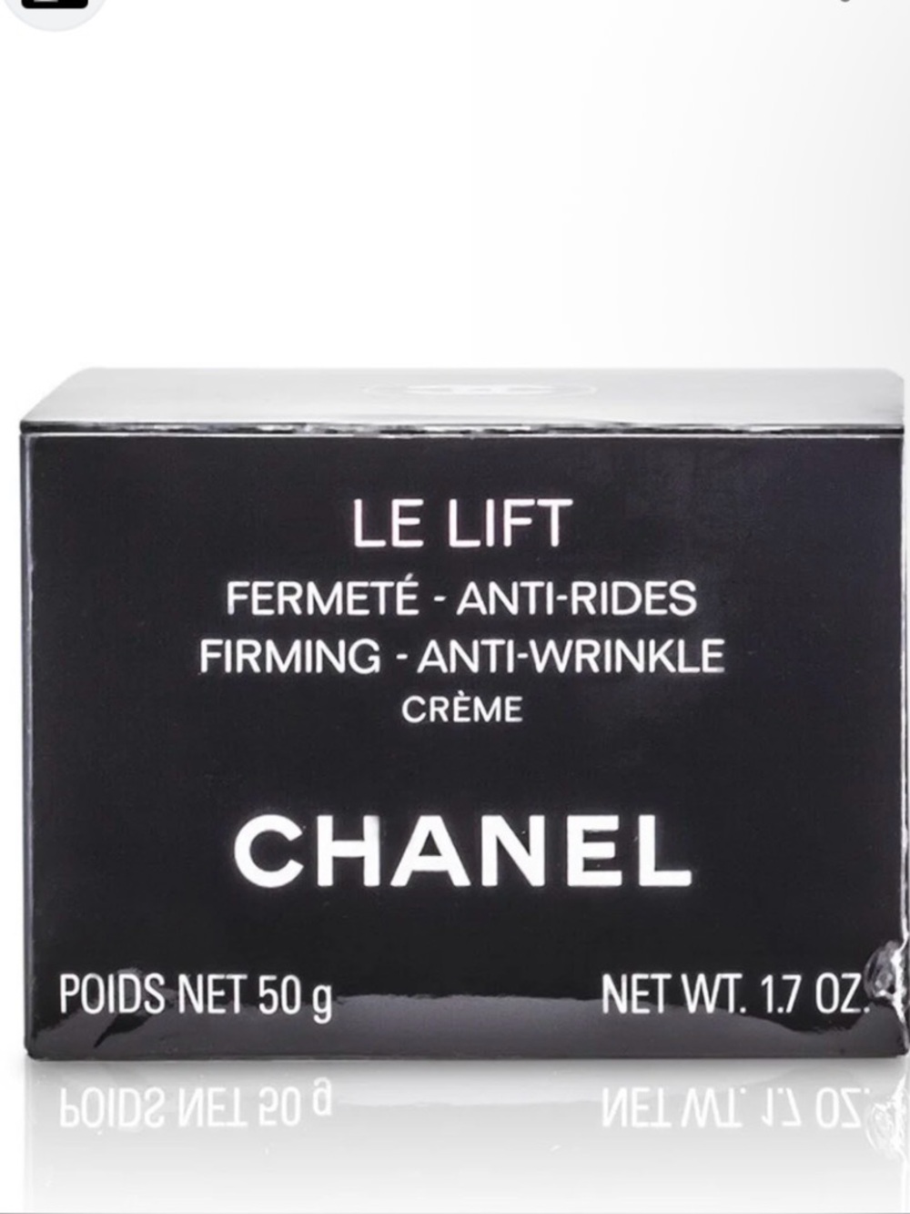 CHANEL Le Lift Firming Anti-Wrinkle Crème — Black with Pink Accent